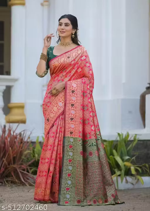 Rich Banarasi Saree With Heavy Blouse