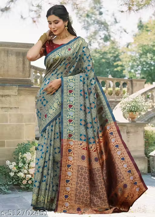 Rich Banarasi Saree With Heavy Blouse